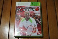 ((全新未拆))XBOX360 2K sport TOPSPIN 4 威力網球 4 職業網球大聯盟 美版