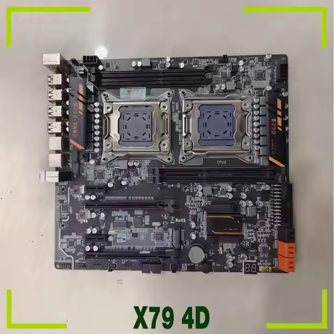 For HUANANZHI Dual CPU X79 Motherboard LGA 2011 E5 DDR3 128GB E-ATX X79 4D