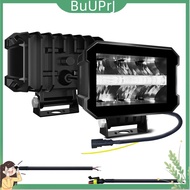 2 Pcs 100W Work Lights Borderless LED Pod Lights LED Driving Fog Lights LED Work Lights for Off-Road