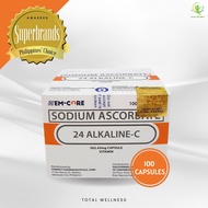 24 Alkaline-C (100 capsule) (Sodium Ascorbate) (Immune System Booster) (Non-Acidic Vitamin C)