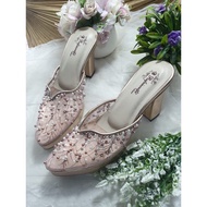 Yasmika rosegold 9cm heel shoes