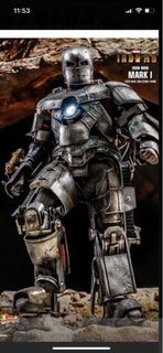 Hottoys Ironman Mark 1 、MMS605-D40 、全新全新 啡盒未開