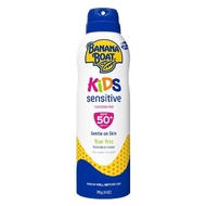 New Banana Boat Kids Sensitive Sunscreen Spray 170G