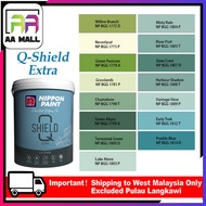 5L Nippon Paint Exterior Q-Shield Extra Delightful Greens & Blue Greens (1772-1814)