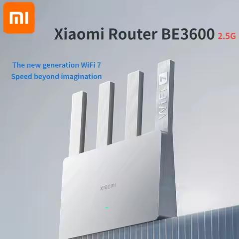 Xiaomi Router BE3600 2.5G WiFi 7 Dual-Band Qualcomm quad-core Gaming Acceleration 3570Mbps Dual WAN