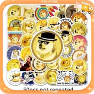 50 Sheets Dogecoin Cryptocurrency Sticker