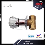 DOE Water Tap Stopcock 1/2" DE60(RP) DOE Stopcock Valve DOE Stopcock Shower DOE Tap