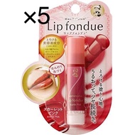 【Bulk Buying】Mentholatum Lip Fondue Scarlet Pink×5【Direct From Japan】