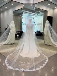 Rosetta 蕾絲頭紗 (250 公分)