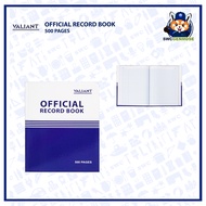 VALIANT Official Record Book | Log Book | 300 - 500 PAGES