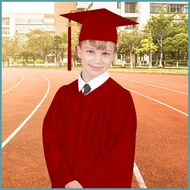 Kids Graduation Cap and Gown Matte Graduation Gown for Kids Children's Academic Dress School Uniform
