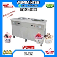 MESIN PEMBUAT ES KRIM ROLL FRY ICE CREAM ICR-PF2R FOMAC