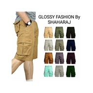 🔥🔥RESTOCK🔥🔥   SELUAR PENDEK CARGO 6POCKET/VIRAL MOBILE PANT/VIRAL KERJA SHORT PANT/UNISEX/100%COTTON