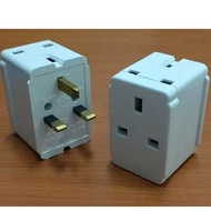 3 WAY ADAPTOR / MULTI WAY ADAPTOR /13A PLUG SOCKET / 3WAY 3PIN PLUG