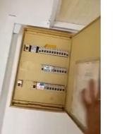Loft bed +mattress customize singapore for helper room DB box