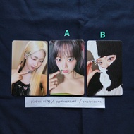 Le sserafim crazy weverse album version AB photocard pc kazuha eunchae selfie