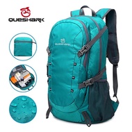 QUESHARK 40L Ultralight Waterproof Soft Foldable Camping Shoulder Backpack Climbing Travel Mountaine