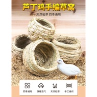 NATURAL Bird Nest Warm Nest For Bird Home Budgie Nest Sarang Burung Budgie Love Bird Parrot Small Ne