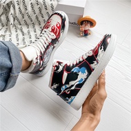 รองเท้าผ้าใบลําลอง รุ่น Sepatu One Piece Luffy เหมาะกับการวิ่งเล่นกีฬา แฟชั่นสําหรับผู้ชาย และผู้หญิ