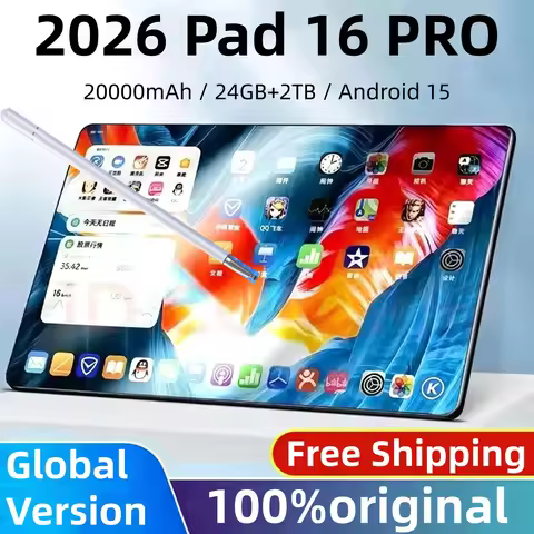 High-end Pad 16 pro Children Tab Global Version 11 Inch Android 15 24GB+2TB Tablet 5G Dual SIM Origi