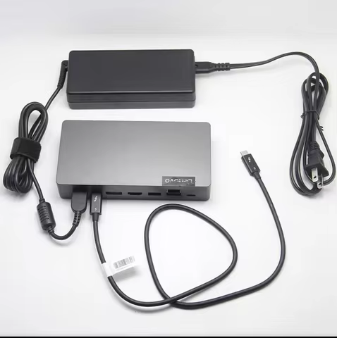 For Lenovo Thunderbolt 3 Essential Dock 40AV0135US JHL7440 DP and HDMI USB3.1 Gen2 10G Universal PD 