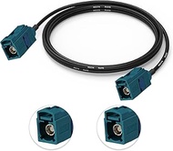 SZSAUTO Fakra Z Female to Fakra Z Female RG174 Extension Cable 1.5m/4.9ft for Car SUV Stereo Head Un