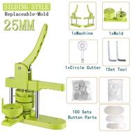 25/32/37/44/58MM Badges Set Household Badge Pin Button Maker Machine Small DIY Badge Press Maker Mac