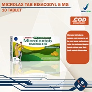 Microlax Tab Bisacodyl 5 mG 10 Microlaxtabtablet Smooths Bowel Movements Constipation/