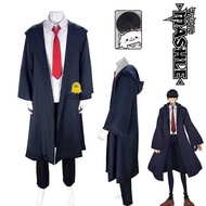 【Ready Stock😎】 Mash Burnedead Cosplay Costume Anime Mashle Lance Crown Dot Wig Finn Easton Uniform Trench Adler Rob Magic and Muscles Men Set