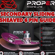 SECONDARY SLIDING SHEAVE PROPER RACING LINE VARIO BEAT SCOOPY GENIO PCX ADV AEROX NMAX LEXI MIO J M3