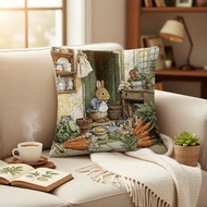 1 Piece Peter Rabbit Print Pillowcase Soft Decorative Cushion Cover  Sarung Bantal Hiasan Lembut Cet