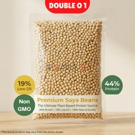 DOUBLE O 1 Non-gmo High Protein Canada Soya Bean Kacang Soya Kanada  Soybean  加拿大黄豆  (1kg)