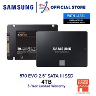 Samsung 870 EVO 2.5" SATA III SSD - 4TB