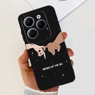 สำหรับ Infinix Hot 40เคสร้อน X6836 40 Pro เคสโทรศัพท์ครอบ TPU นุ่มทาสีแฟชั่นใหม่ X6837สำหรับ Infinix