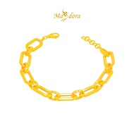 MASDORA 916 Gold Bracelet Rantai Tangan Emas ~ Hexagonal Chain Cutting (EMAS 916/22K)