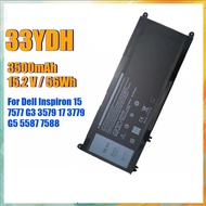 New 33YDH 4WN0Y Laptop Battery for Dell Inspiron 15 7577 7586 7588 7779 7786 G7 7588 Latitude 14 349