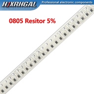 100PCS 0805 SMD 5% Resistor 10R 12R 16R 20R 24R 30R 51R 62R 100R 390R 910R 1.1K 10R-1.1K Ohm 5% Resi