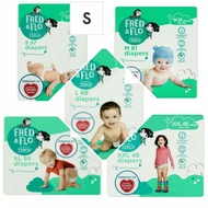 TESCO FRED &amp; FLO DIAPERS S,M,L,XL,XXL