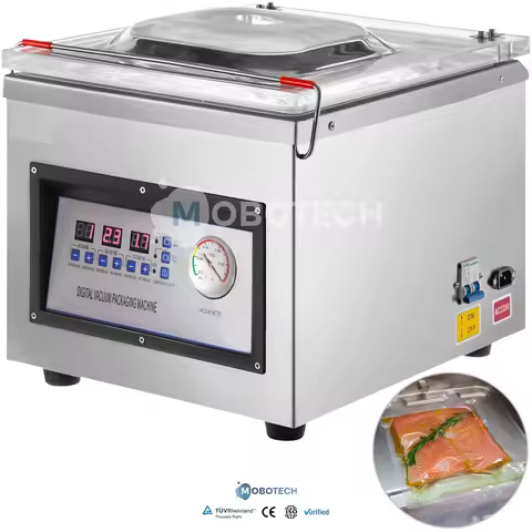 High Quality DZ-260 Food Meat Vegetables Fish Seafood Single Plastic Bag Chamber Vacuum Sealer Vacuu