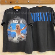 NIRVANA NEVERMIND Album V3 Bio Kids To Collect Bank Bootleg Label Authentic Band shirt vintage heavy