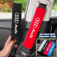 2 PCS Audi Car Safety Belt Shoulder Protection Pad Car Seat Belt Cover For A3 8l A1 Q5 TT mk2 A5 A4 
