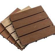 WHOLESALE | Anti Skid Interlocking Flooring Tiles Solid Teak Wood Stain Free Sealed DIY Decking Terrace Balcony Gazebo