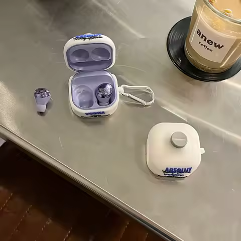 For Samsung Galaxy Buds3 Pro Buds FE/Buds 2 pro/Buds Live/Buds pro/Buds 2,Wine Bottle Design Silicon