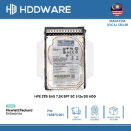 HPE 2TB SAS 7.2K SFF SC 512e DS HDD // 765873-001 // 765466-B21