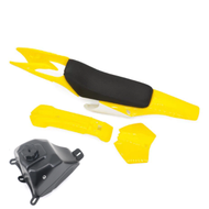 ชุดสีวิบาก/ สติ๊กเกอร์ 70-100cc. แปลงใส่ KX85 KTM CRF TR MSX KSR KLX (ชุดสี+เบาะ+ถัง) ครบชุด ชุดสี แ