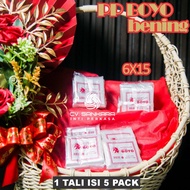 (IK- 26-PR) plastic chili sauce plastic 6x15 boyo 1 rope contains 5 packs of plastic 1/ 2 ounces Boy