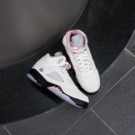 [Fengjia FUZZY] Air Jordan 5 Retro Medium Soft Pink White Black HQ7978-102