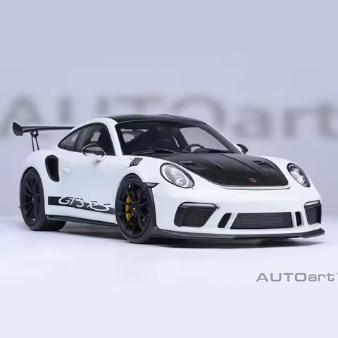 AUTOart Diecast 1/18 Scale 911 GT3 RS Car Model Of Holiday Gifts Company Gifts Includes Suction Cup 