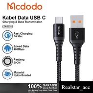 Mcdodo CA-2270 Type-C QC 3.0 Fast Charging Data Charger Cable 3A 20CM Original Product