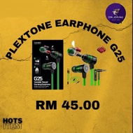 💥 READY STOCK 💥 Plextone G25 Noise Reduction Magnet In-Ear Earphone With Mic Earphone PUBG CODM CS M